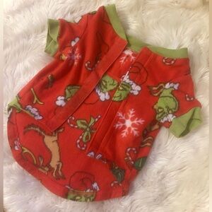 Grinch Christmas Dog Sweater | Small | Festive Fleece Holiday Pet Outfit